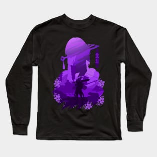 GENSHIN IMPACT BEIDOU NEGATIVE SPACE Long Sleeve T-Shirt